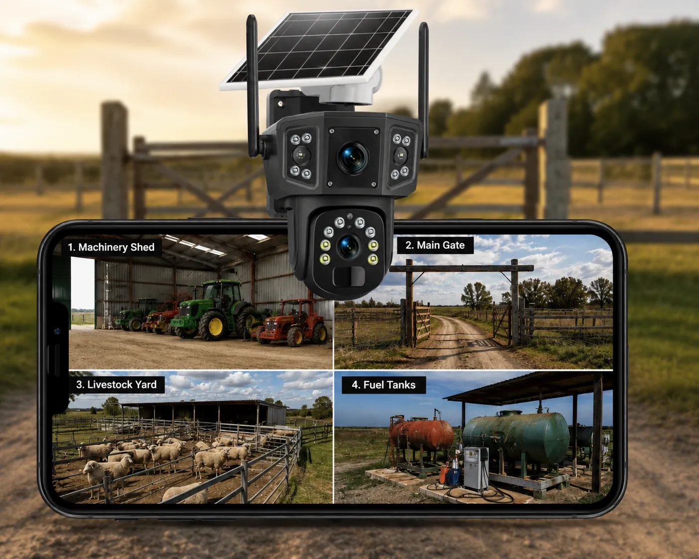 Barns & livestock zones