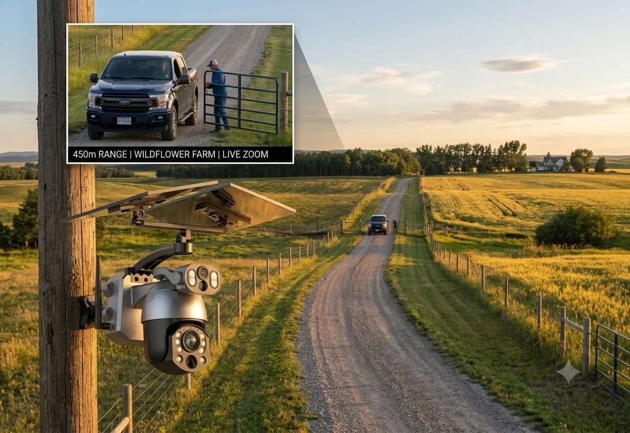 Fence lines & long-range monitoring